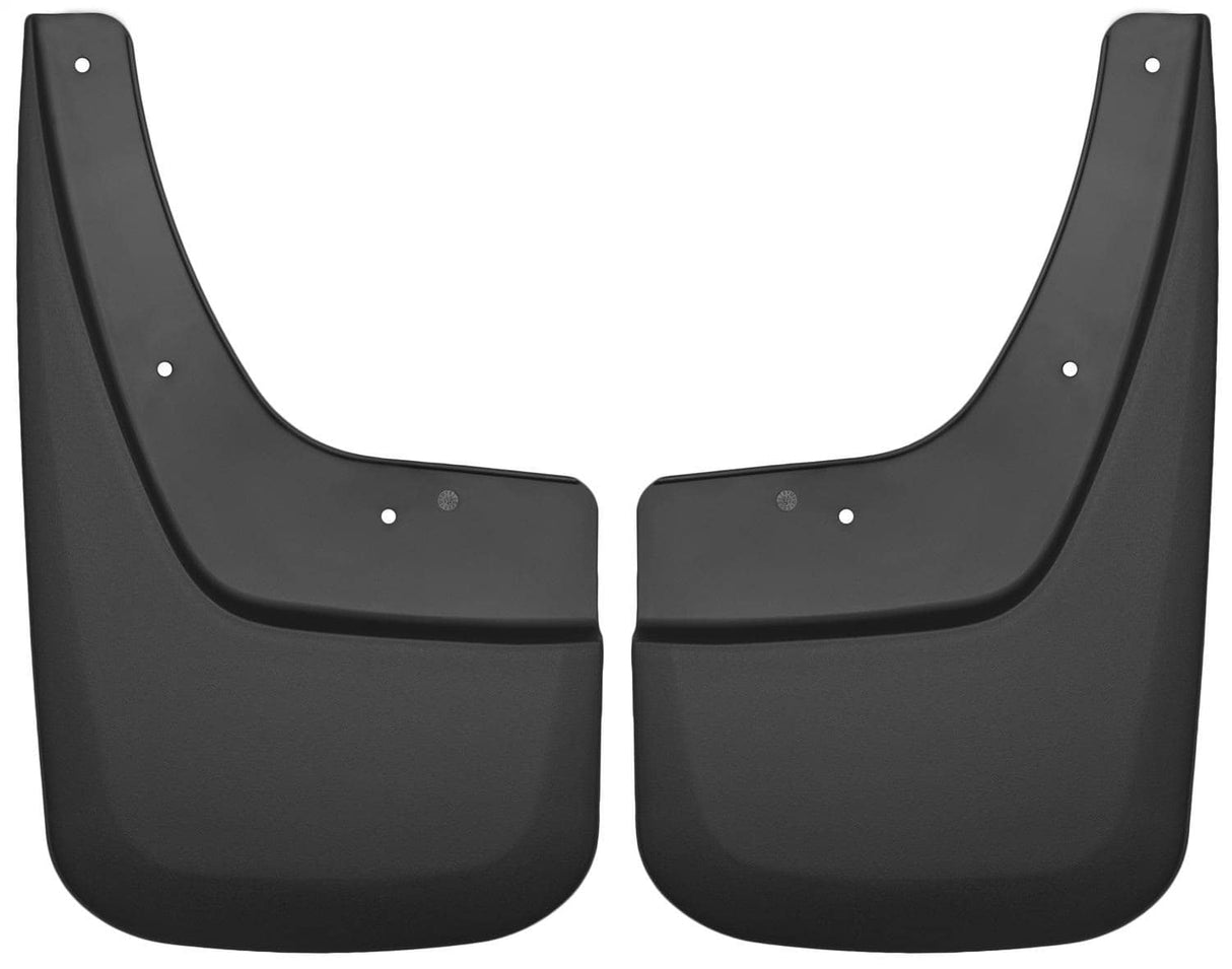 2014-2019 Sierra 1500/HD Black Molded Custom Fit Front Mud Flaps | Dirty Garage