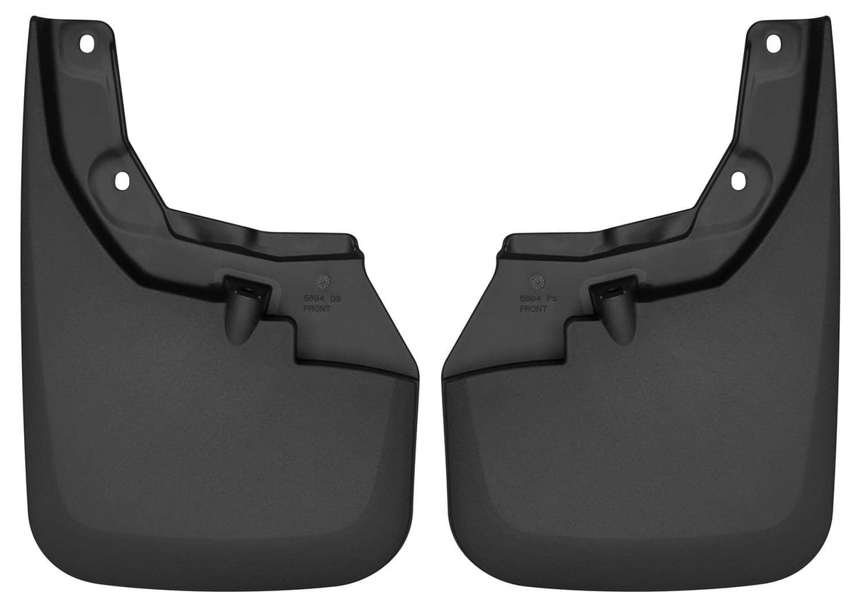 2016-2023 Tacoma Mud Flap Front w/OE Fender Flares Molded Black Custom Fit | Dirty Garage
