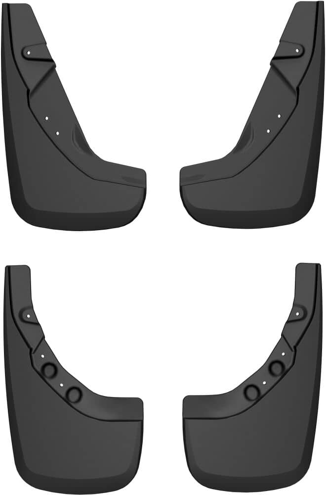 2024 Tacoma Black Molded Custom Fit Mud Flap Set (4PC) | Dirty Garage