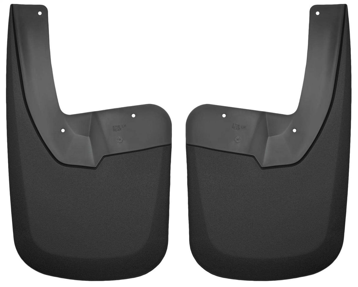 2009-2024 Ram 1500/2500/3500 Black Molded Custom Fit Rear Mud Flaps | Dirty Garage