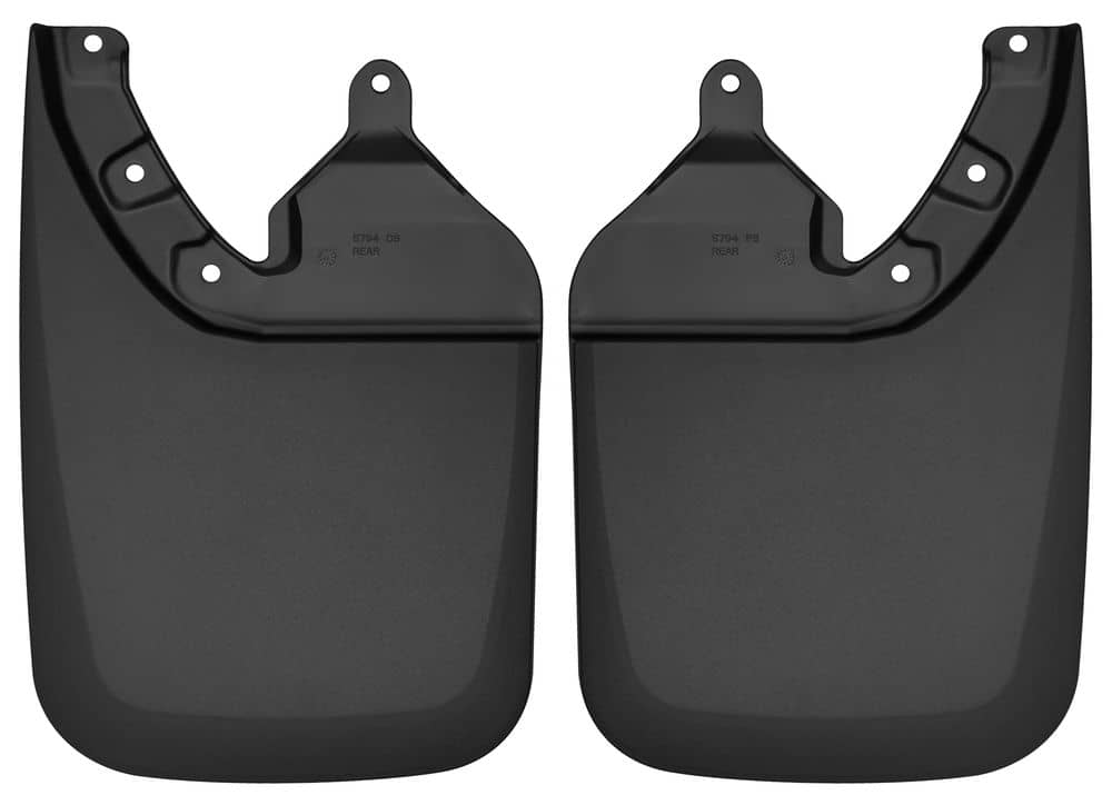 2016-2023 Tacoma Rear Mud Flap w/OE Fender Flares Molded Black Custom Fit | Dirty Garage