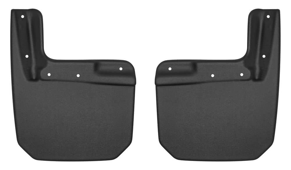 2018-2025 Wrangler JL (Exc Rubicon) Black Molded Custom Fit Front Mud Flaps | Dirty Garage