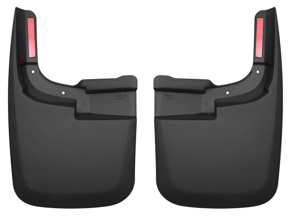 2017-2025 Super Duty Black Molded Custom Fit Front Mud Flaps Without Fender Flares | Dirty Garage