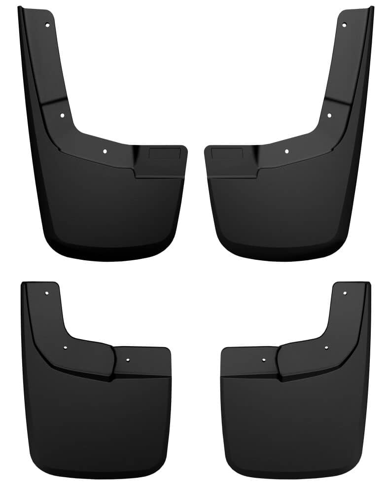 2024 Ranger Crew Cab Black Molded Custom Fit Mud Flap Set (4PC) | Dirty Garage