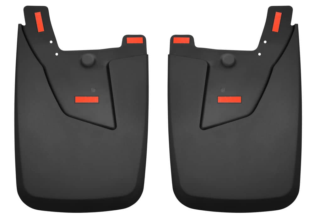 2019-2024 Ram 2500/3500 Black Molded Custom Fit Rear Mud Flaps | Dirty Garage