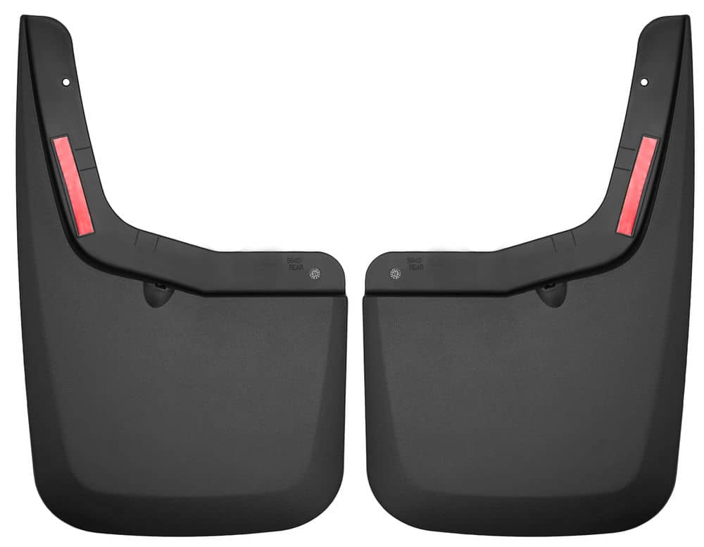 2015-2020 F150 with Fender Flares Black Molded Custom Fit Rear Mud Flaps | Dirty Garage