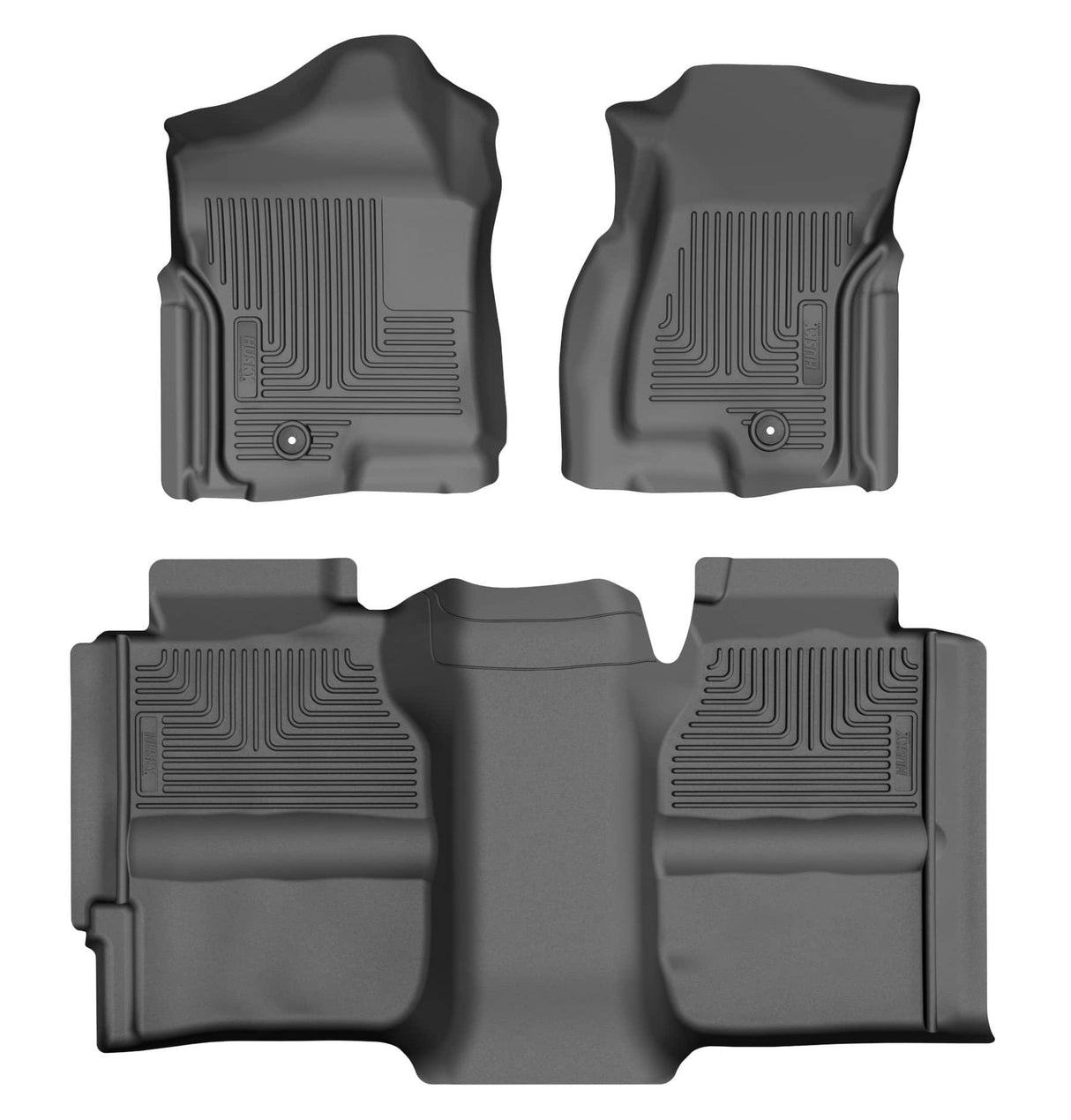 1999-2006 Silverado/Sierra 1500/HD Extended Cab Weatherbeater Black Front and Rear Floor Liners | Dirty Garage