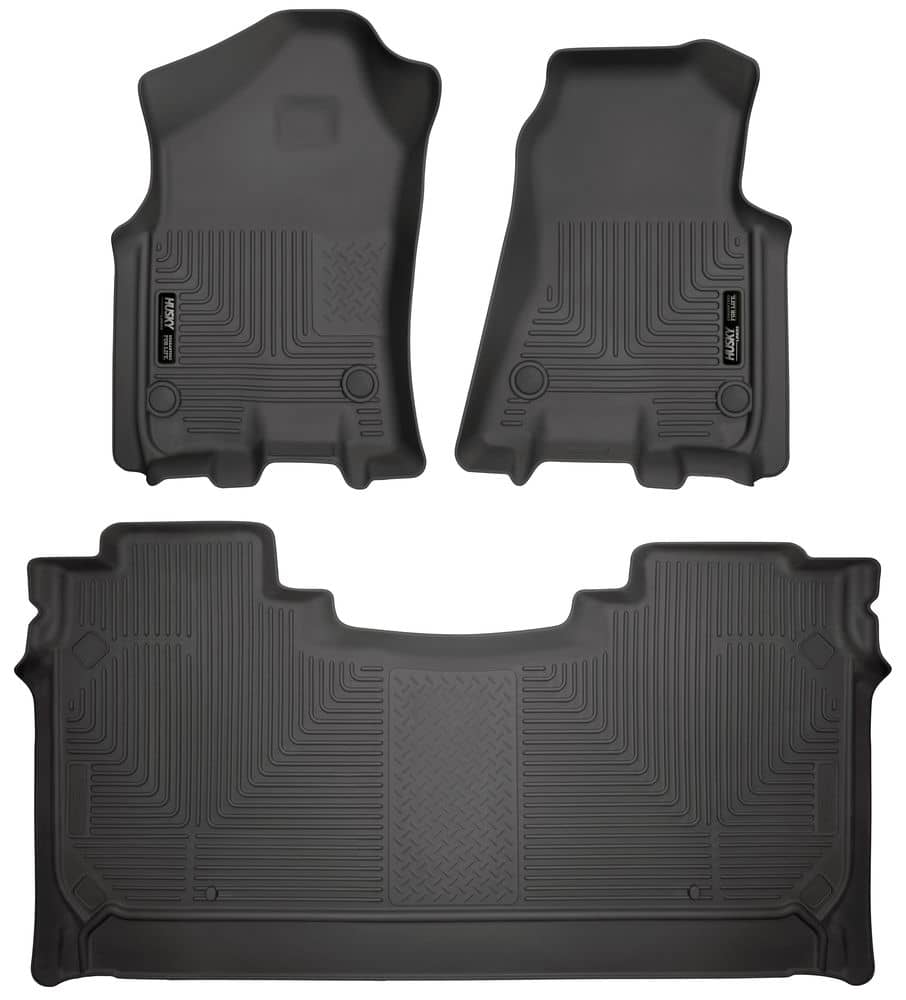 2019-2024 Ram 1500 Crew Cab Black Weatherbeater Front & Rear Liners | Dirty Garage