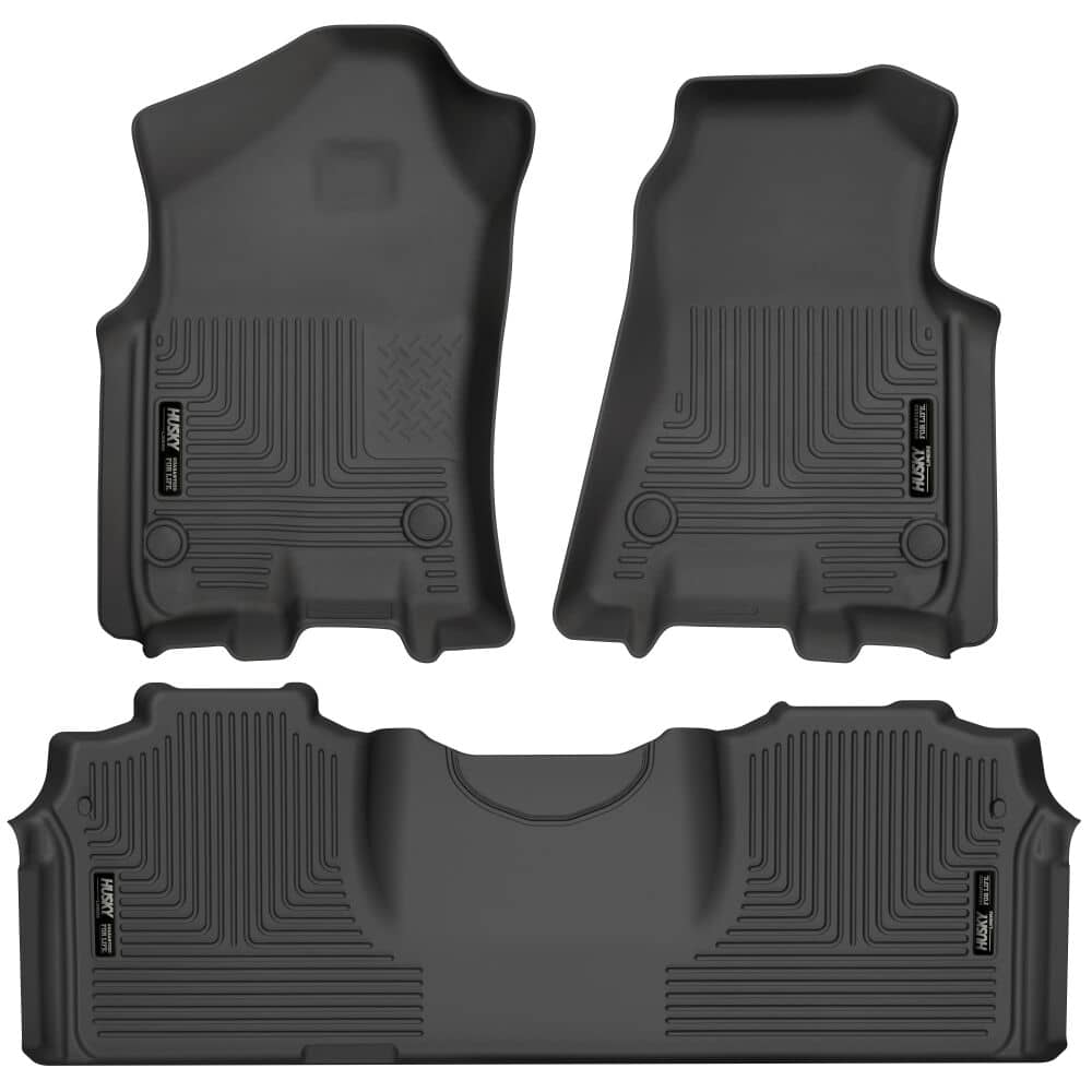 2019-2025 Ram 2500/3500 Mega Cab Black Weatherbeater Front & Rear Floor Liners | Dirty Garage