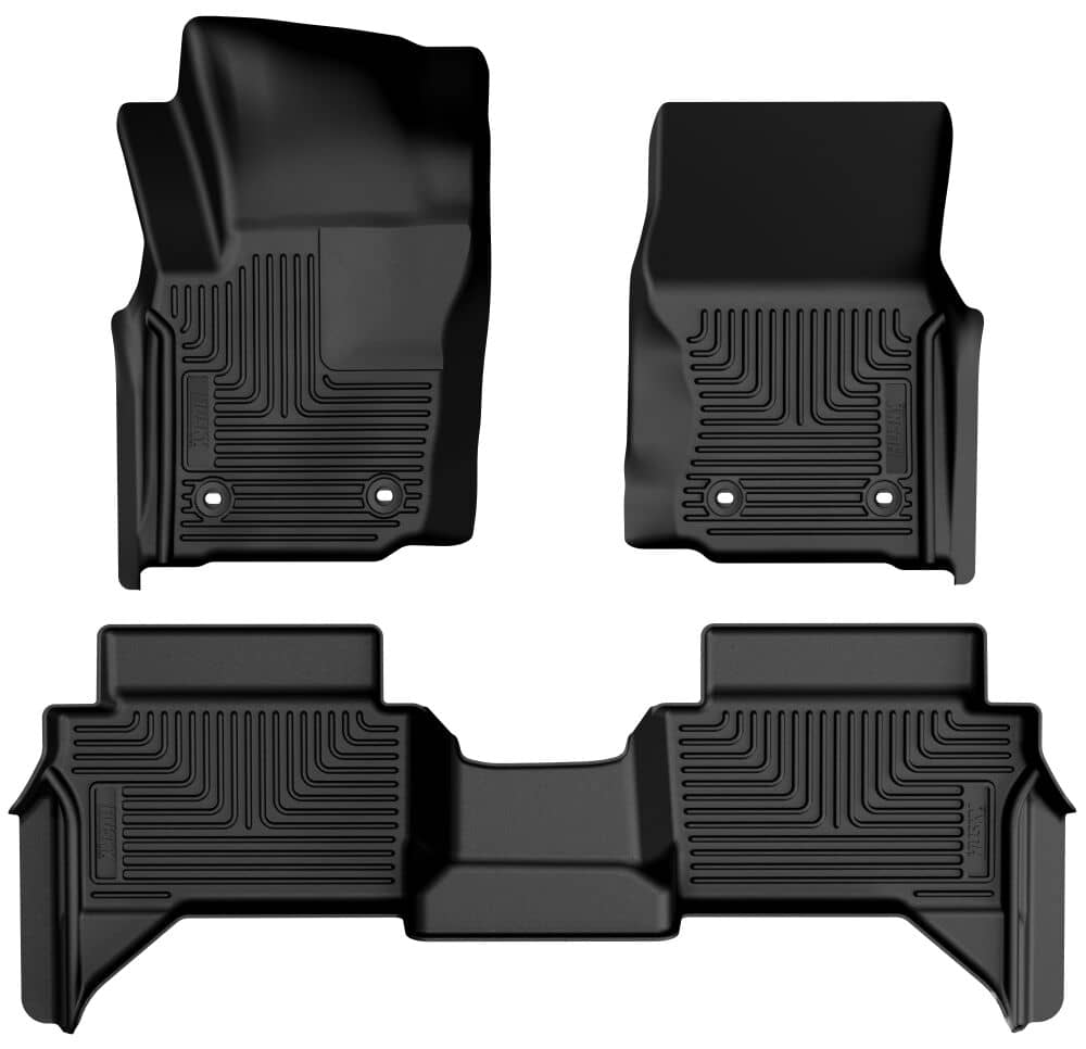 2024-2025 Tacoma Double Cab with Manual Transmission Weatherbeater Front and Second Row Floor Liners | Dirty Garage