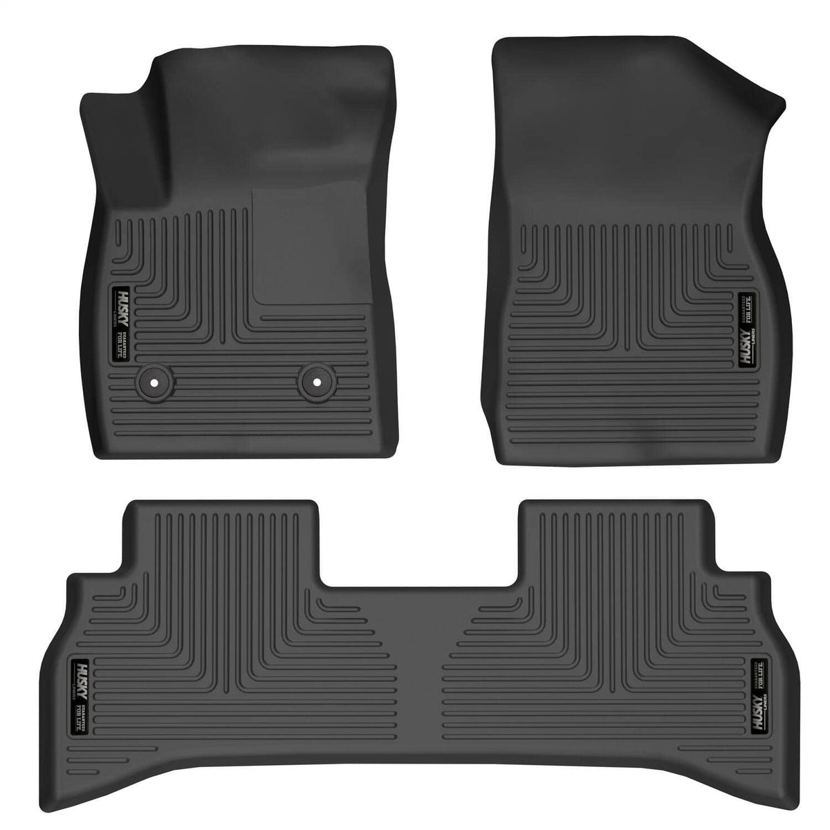 2021-2026 Trailblazer FWD Black Weatherbeater Front & Second Row Floor Liners | Dirty Garage