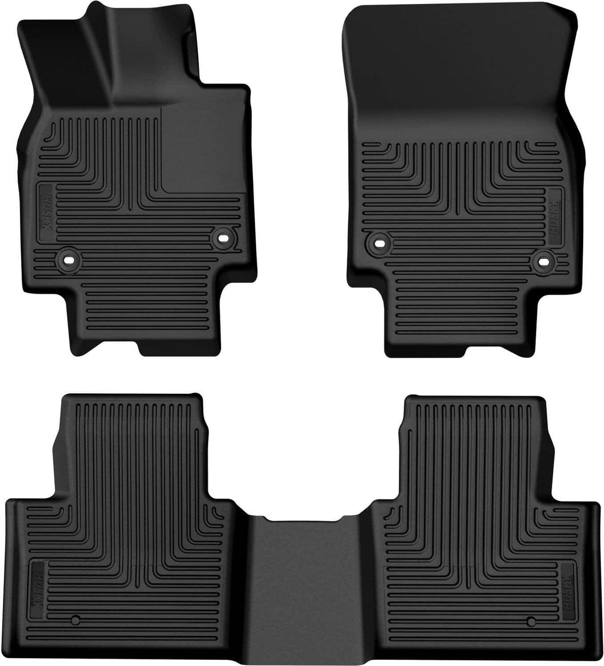 2023-2025 Crown Black Weatherbeater Front and Rear Floor Liners | Dirty Garage
