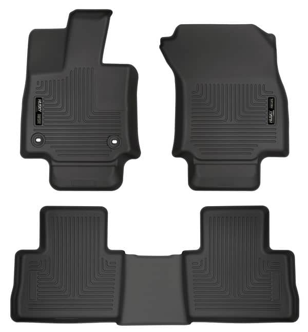 2019-2025 RAV4 Black Weatherbeater Front & Rear Floor Liners | Dirty Garage