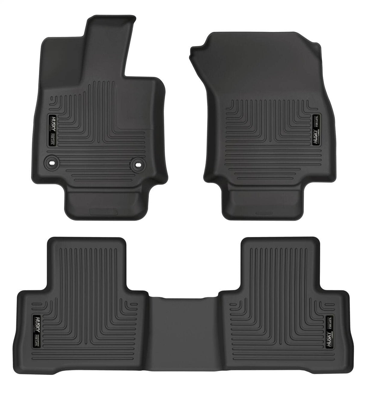 2021-2022 Venza Black Weatherbeater Front & Second Row Floor Liners | Dirty Garage