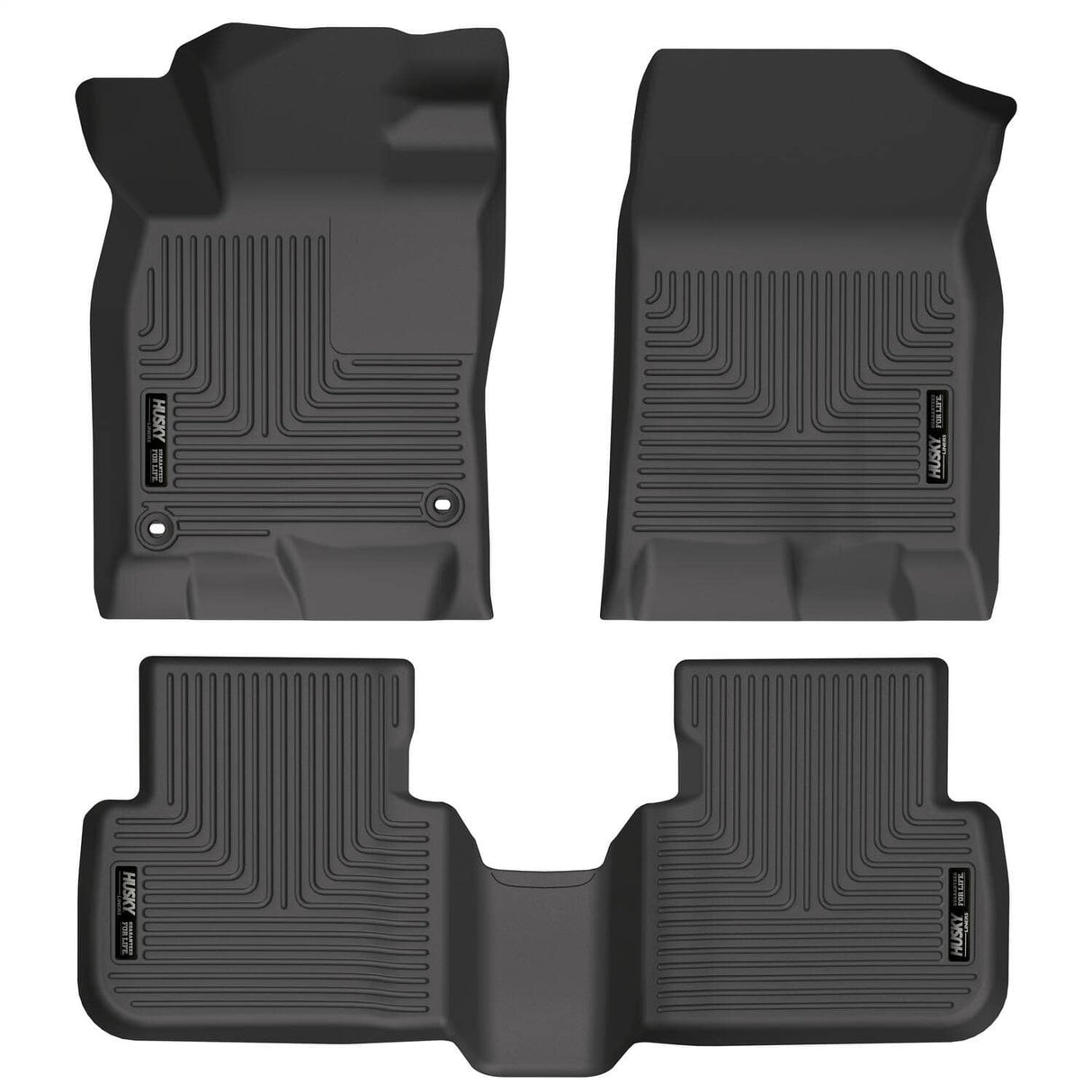 2022-2025 Civic/2023-2025 Integra Hatchback Black Weatherbeater Front and Rear Floor Liners | Dirty Garage