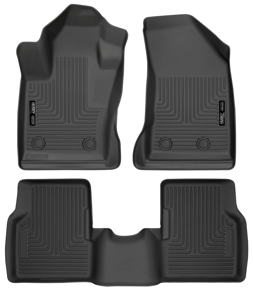 2017-2025 Compass Black Weatherbeater Front & Rear Floor Liners | Dirty Garage