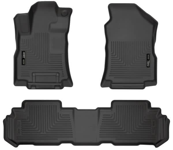 2019-2025 Ascent Black Weatherbeater Front & Rear Floor Liners | Dirty Garage