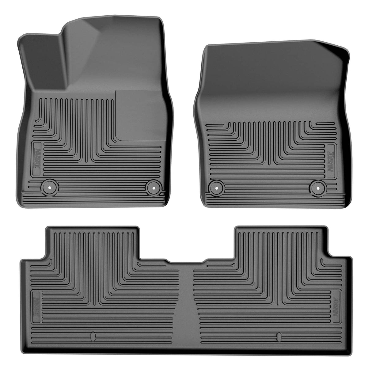 2022-2025 EV6 Weatherbeater Black Front and Rear Floor Liners | Dirty Garage