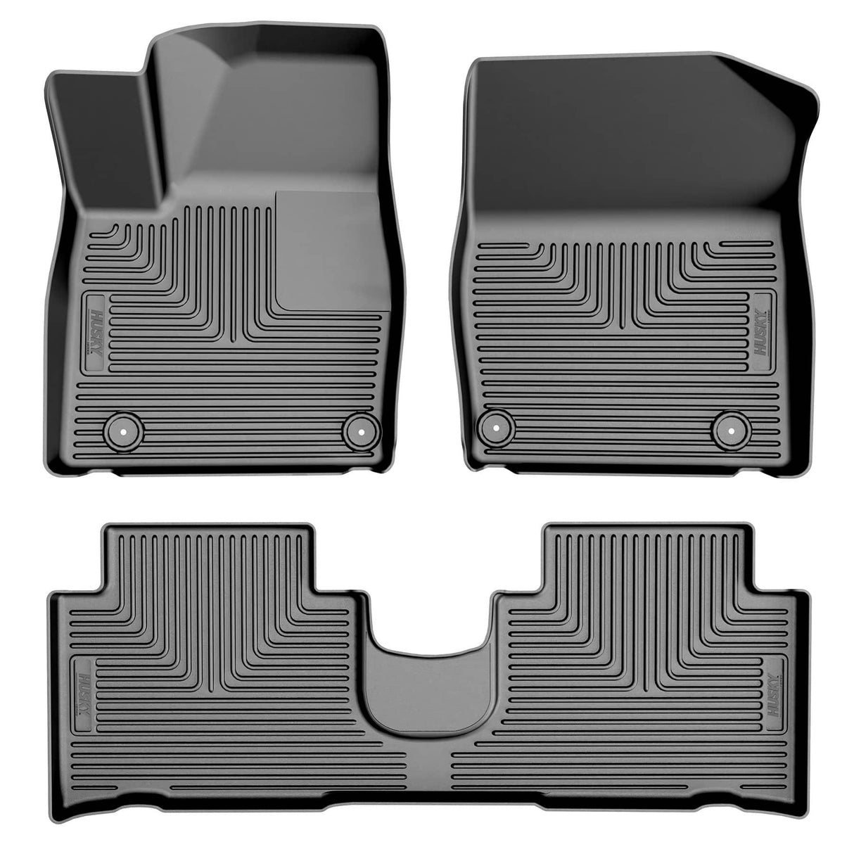 2022-2025 Ioniq 5 Weatherbeater Black Front and Rear Floor Liners | Dirty Garage