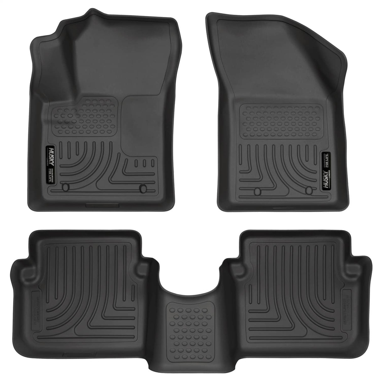 2011-2014 200/Avenger Black Weatherbeater Front & Second Row Floor Liners | Dirty Garage
