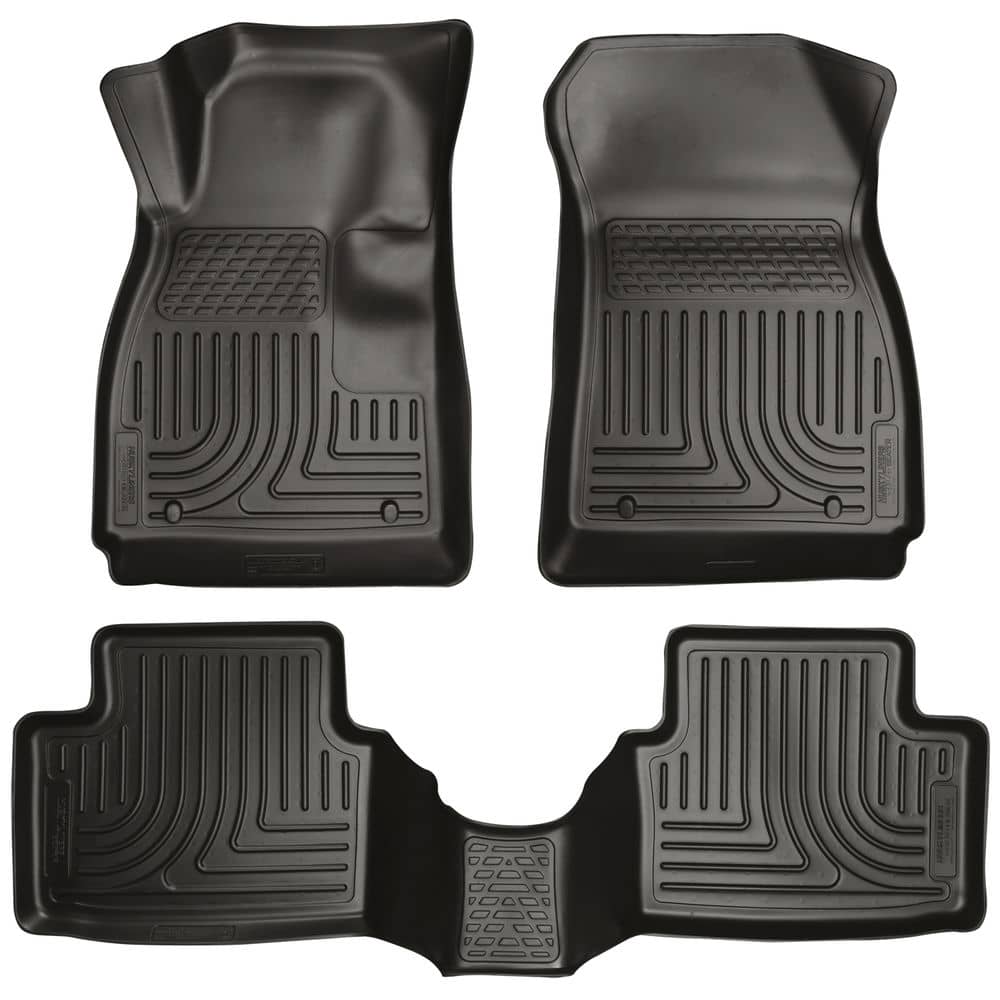 2015-2022 Trax/2013-2022 Encore Black Weatherbeater Front & Second Row Floor Liners | Dirty Garage