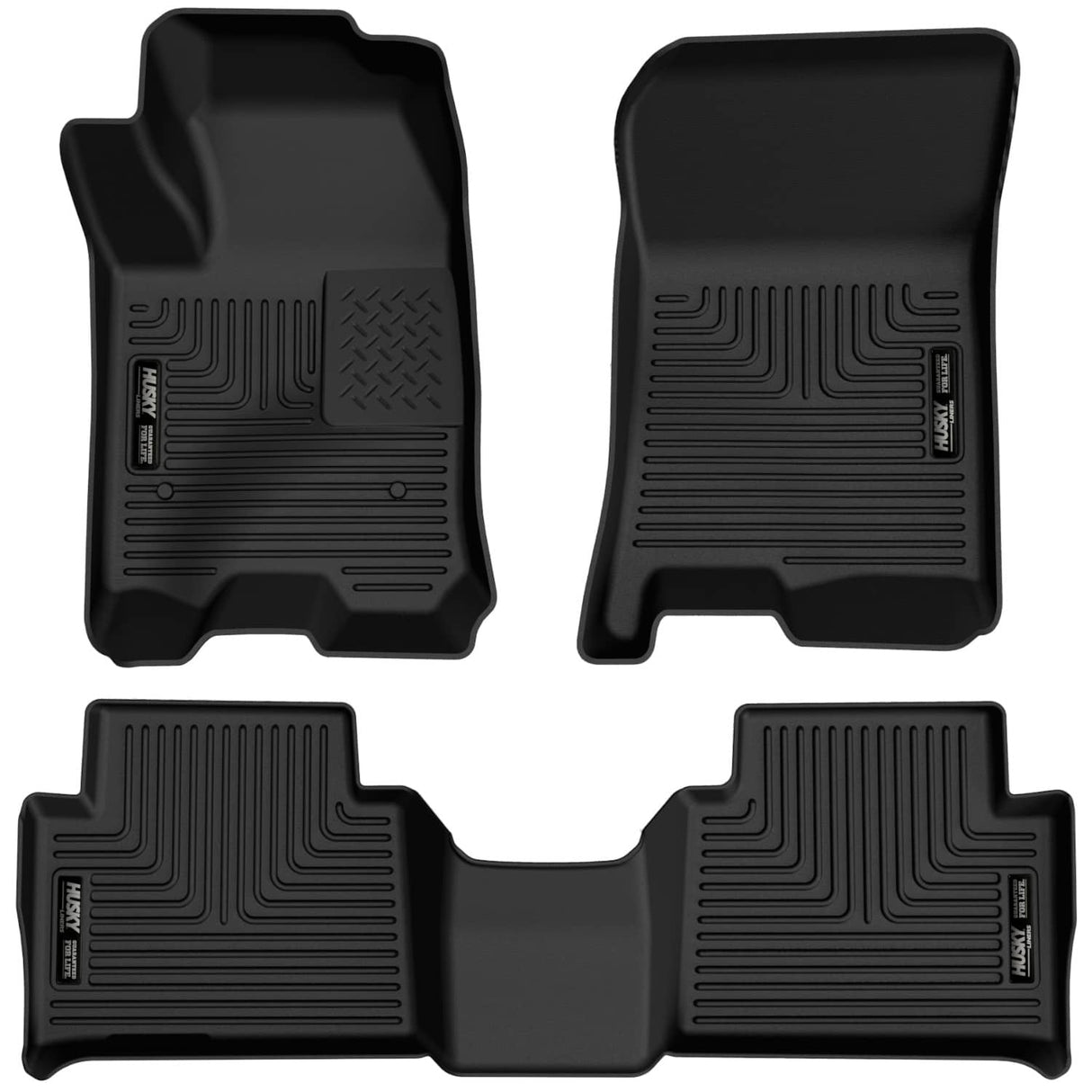 2023-2025 Colorado/Canyon Crew Cab Black Weatherbeater Front & Rear Floor Liners | Dirty Garage