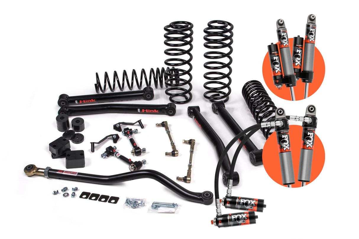 2018-2026 Wrangler JL 4-Door 2.5" Lift J-Konnect Kit w/ Standard Rate Coils / FOX 2.0 Performance Series