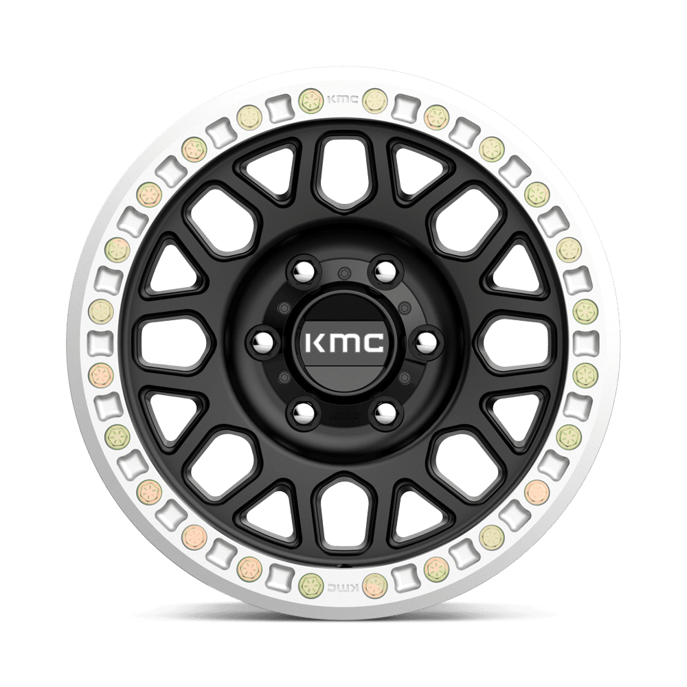 KMC Grenade Desert Beadlock Satin Black Wheel (KM234) | Dirty Garage