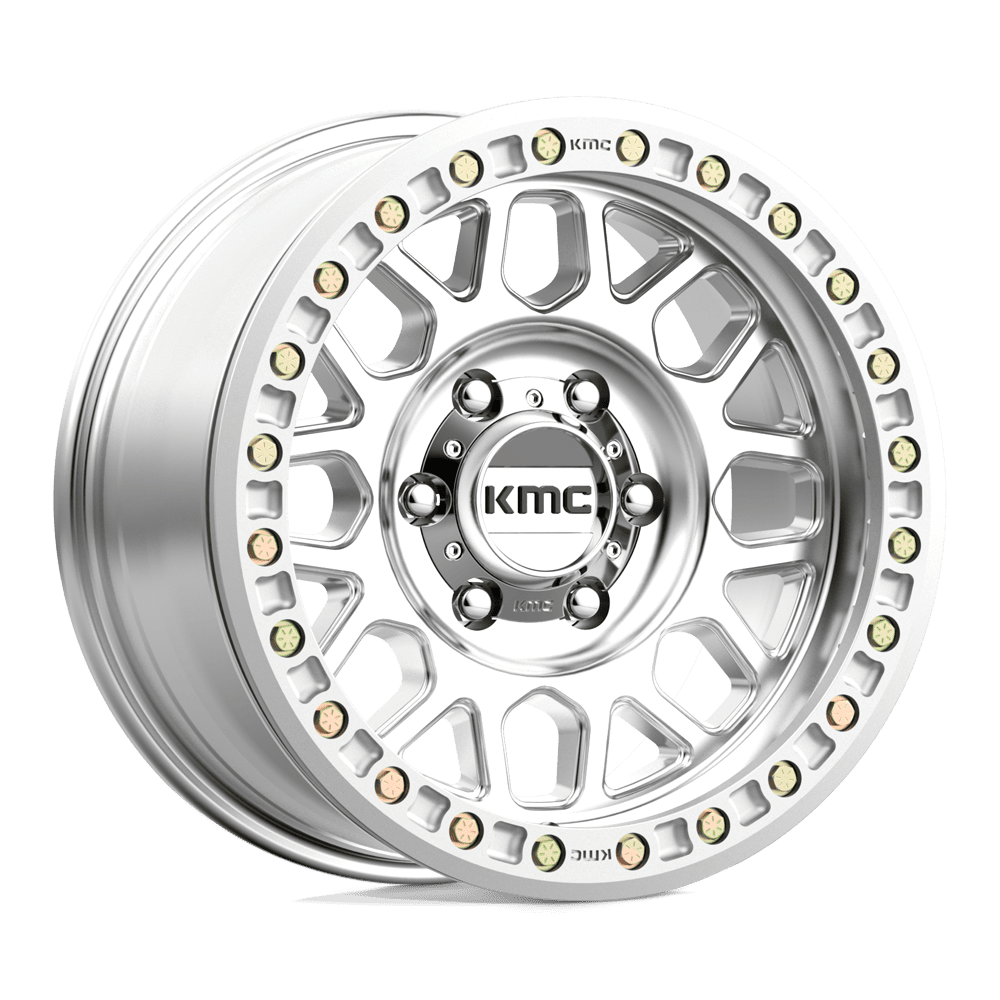 KMC Grenade Desert Beadlock Machined Wheel (KM234) | Dirty Garage