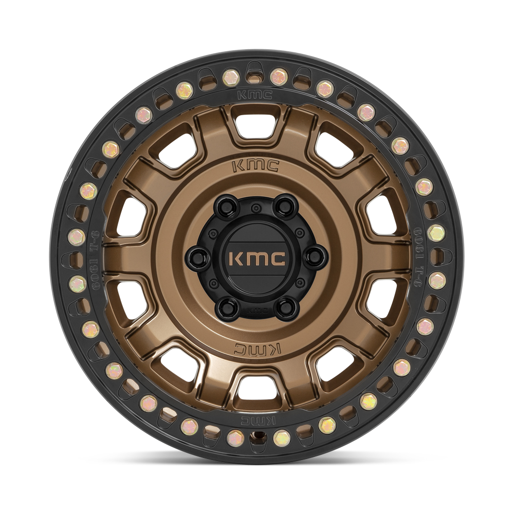 KMC Tank Beadlock Matte Bronze Wheel (KM236) | Dirty Garage