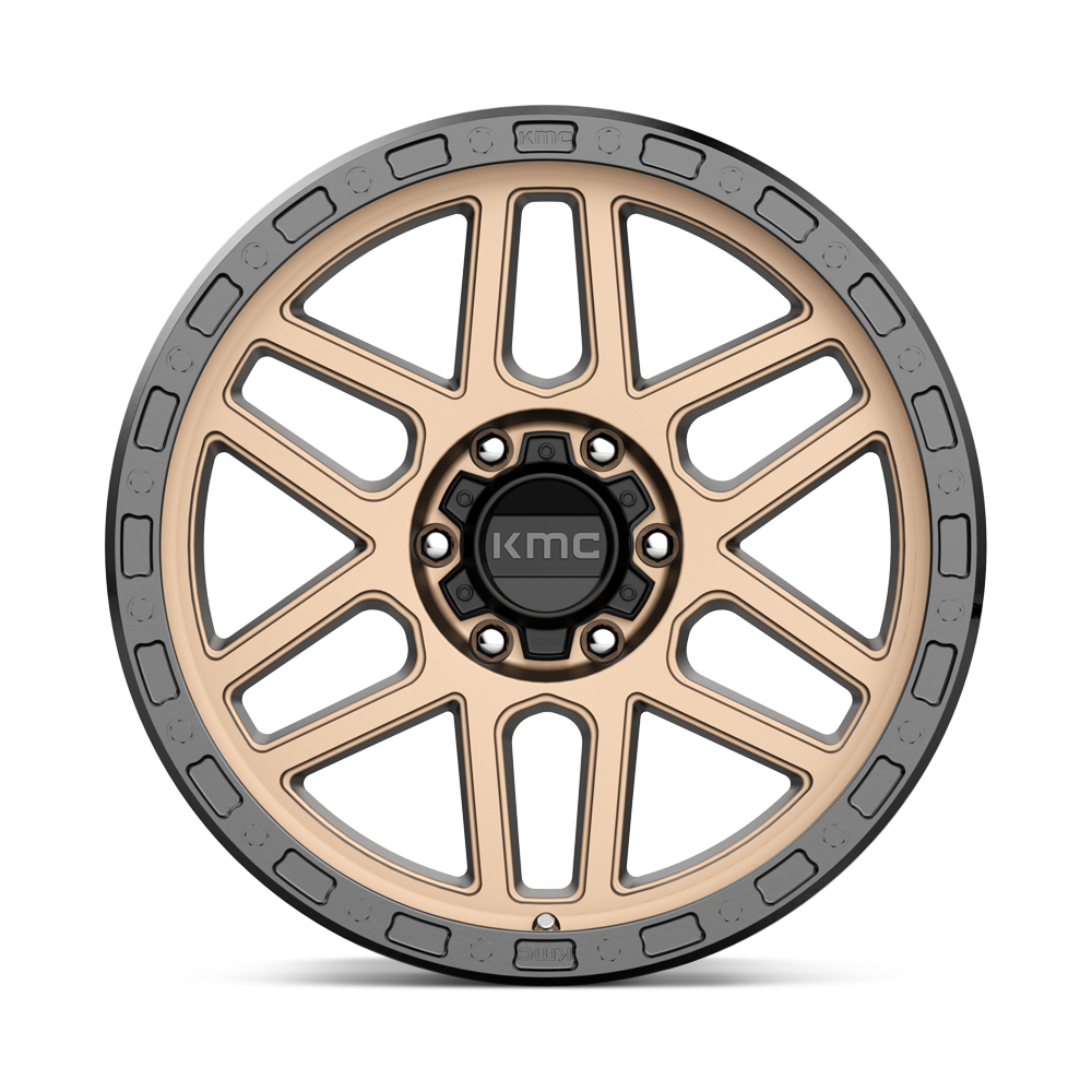 KMC Mesa Matte Bronze w/ Black Lip Wheel (KM544) | Dirty Garage