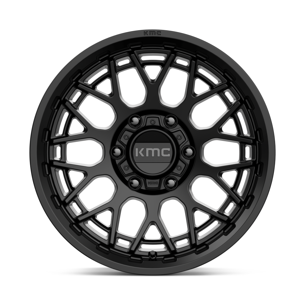 KMC Technic Satin Black Wheel (KM722) | Dirty Garage