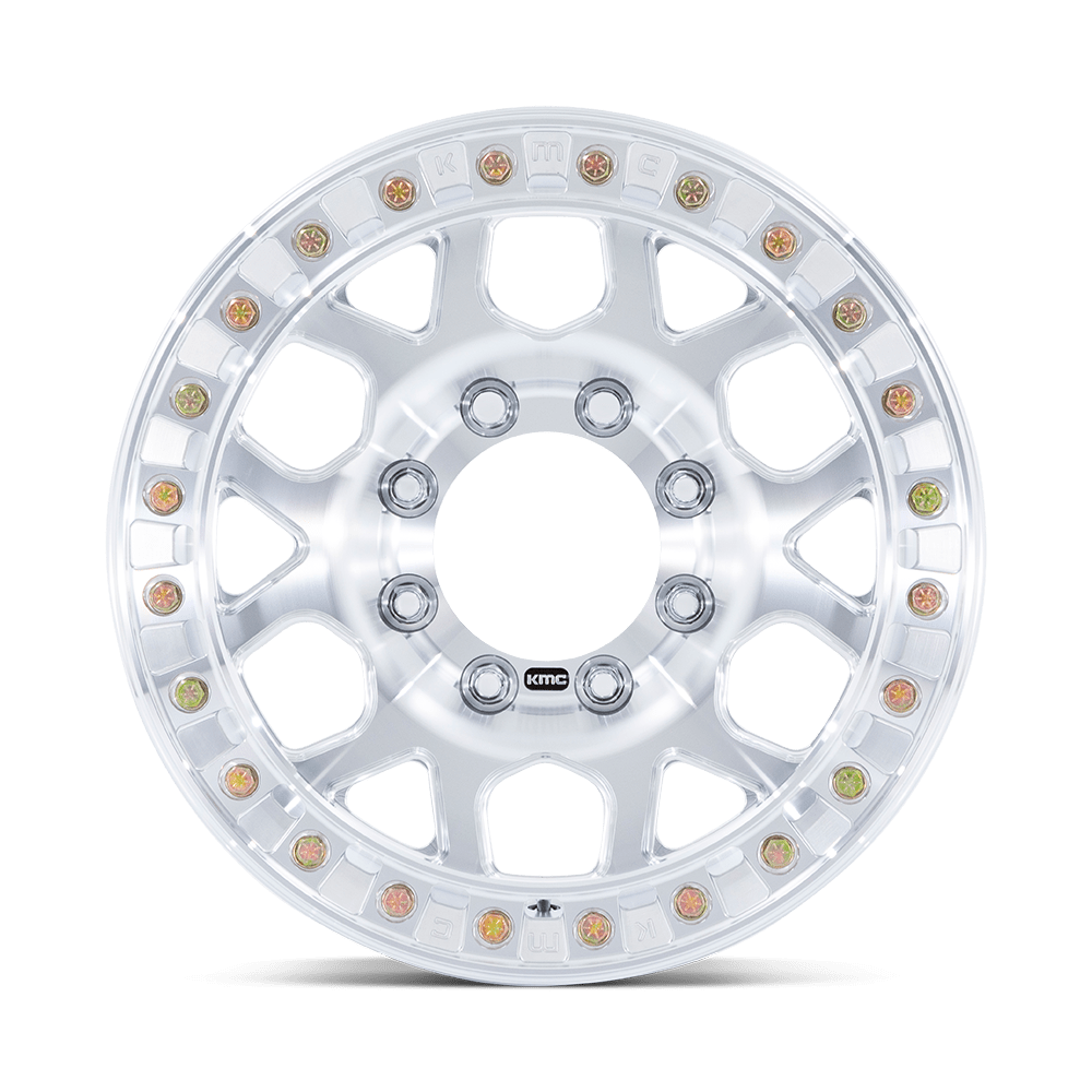 KMC Mesa Forged Slotted Beadlock Raw Machined Wheel (KM450) | Dirty Garage