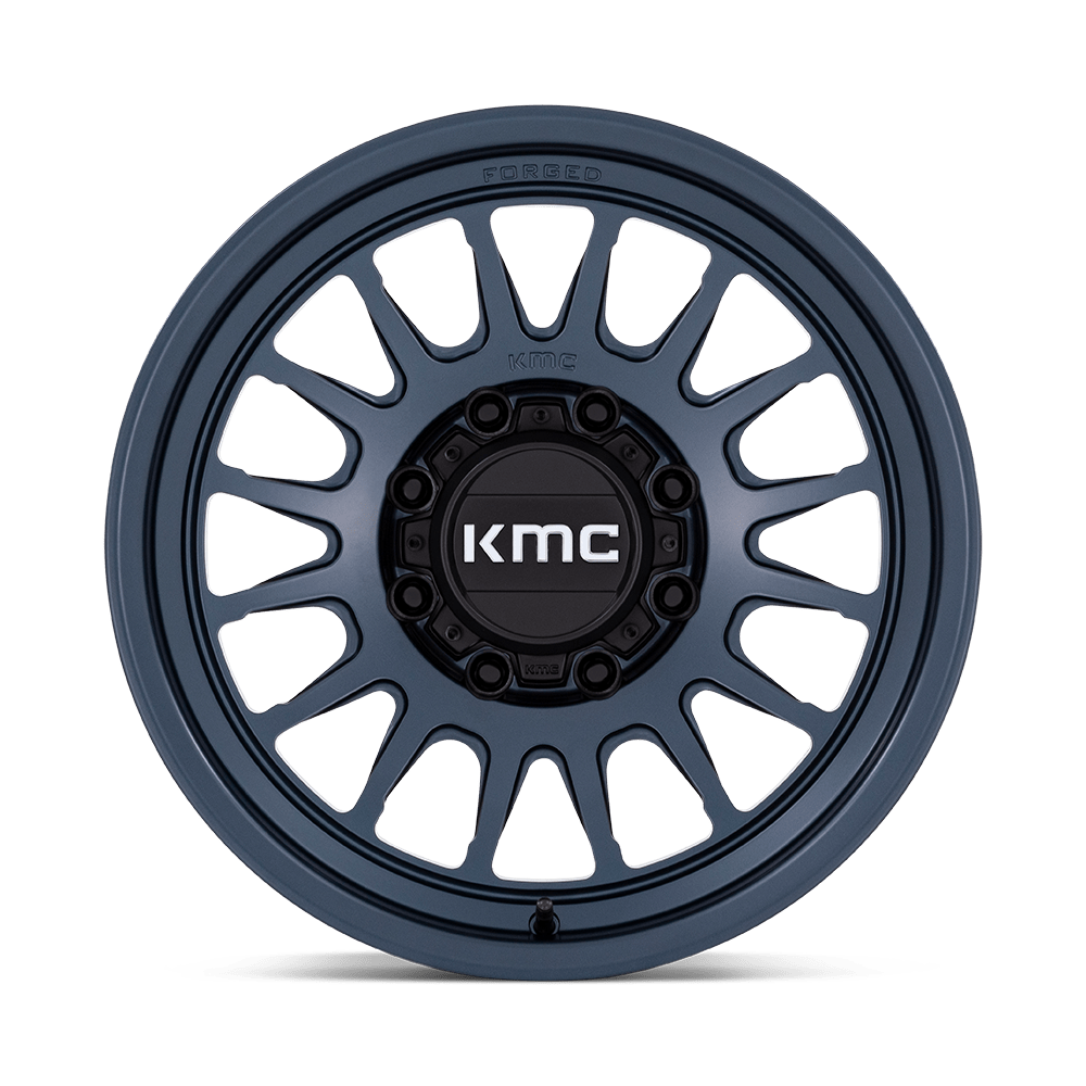 KMC Impact Forged Monoblock Metallic Blue Wheel (KM452) | Dirty Garage