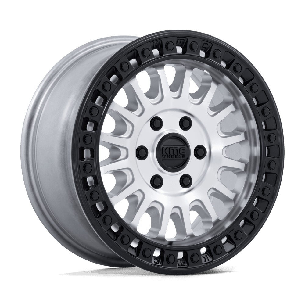 KMC IMS Machined w/ Matte Black Lip Wheel (KM552) | Dirty Garage