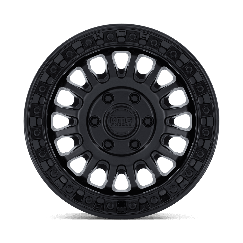KMC IMS Matte Black w/ Gloss Black Lip Wheel (KM552) | Dirty Garage