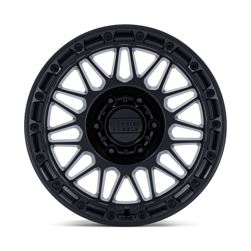 KMC Attack Matte Black Wheel (KM555) | Dirty Garage