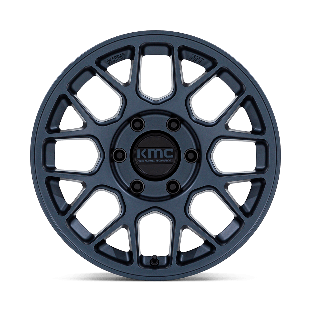 KMC Hatchet Metallic Blue Wheel (KM730) | Dirty Garage