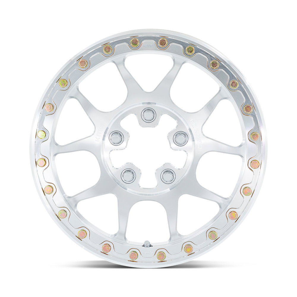 KMC Toro Forged UTV Beadlock Raw Machined Wheel (KS437) | Dirty Garage