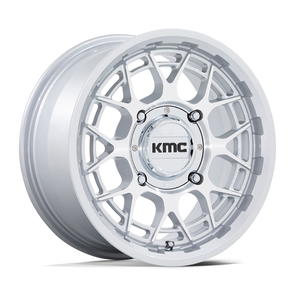 KMC Technic UTV Gloss Silver Machined Wheel (KS139) | Dirty Garage