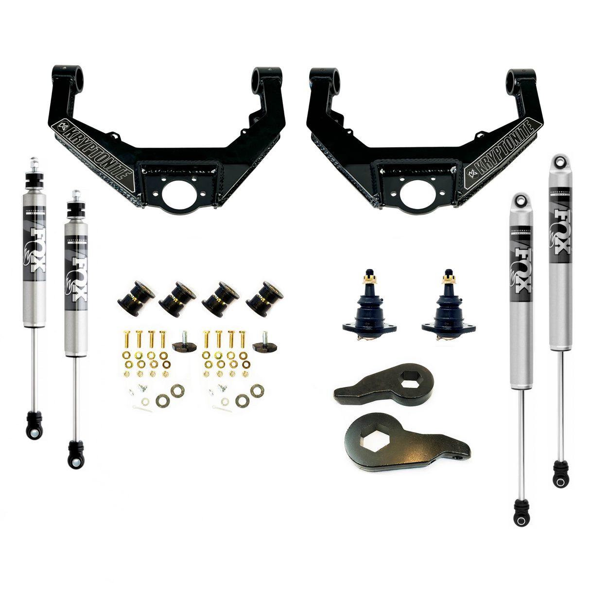 2001-2010 GM HD Stage 3 Leveling Kit with 2" Lift Fox Shocks | Dirty Garage