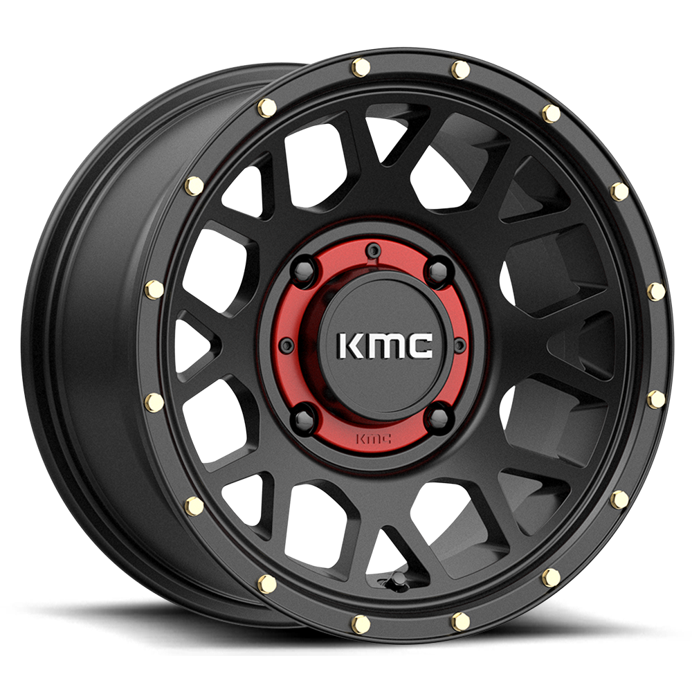 KMC Grenade UTV Satin Black Wheel (KS135) | Dirty Garage