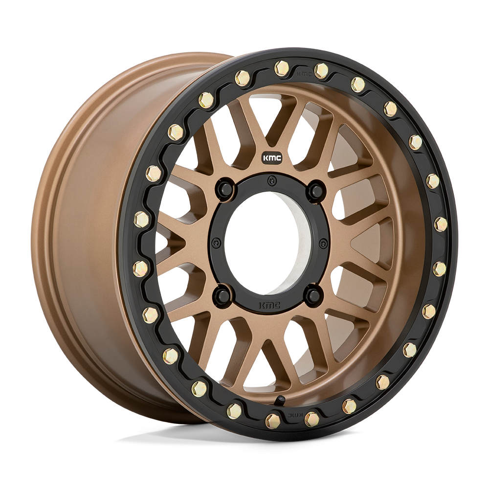 KMC Grenade UTV Beadlock Satin Bronze Wheel (KS235) | Dirty Garage