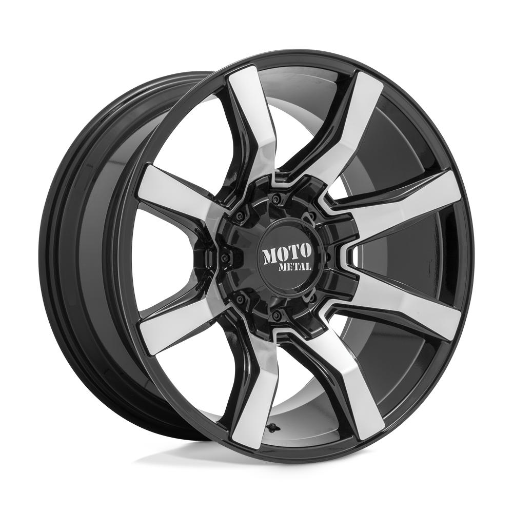 Moto Metal Spider Gloss Black Machined Wheel (MO804) | Dirty Garage