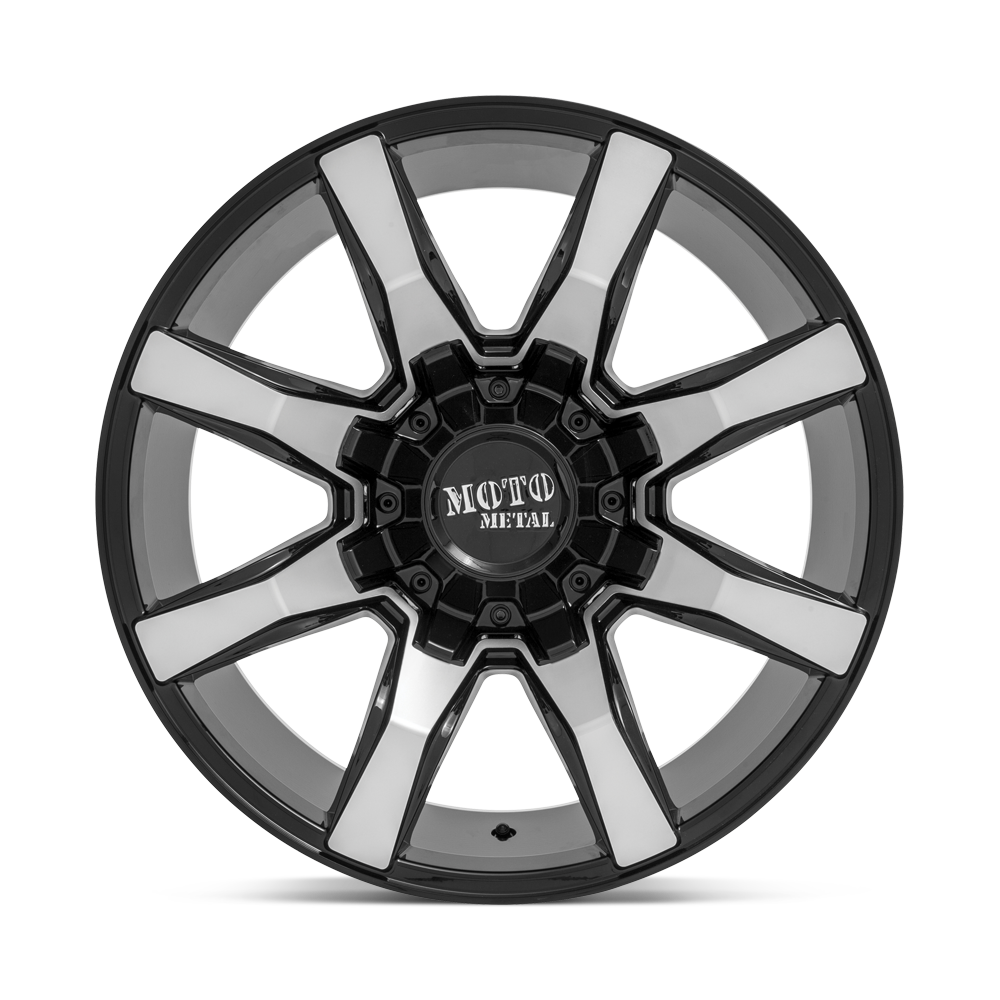 Moto Metal Spider Gloss Black Machined Wheel (MO804) | Dirty Garage