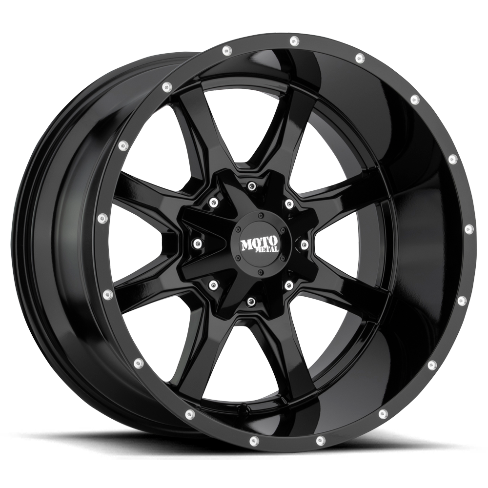 Moto Metal MO970 Gloss Black Milled Wheel | Dirty Garage