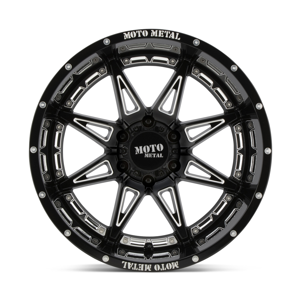 Moto Metal Hydra Gloss Black Milled Wheel (MO993) | Dirty Garage