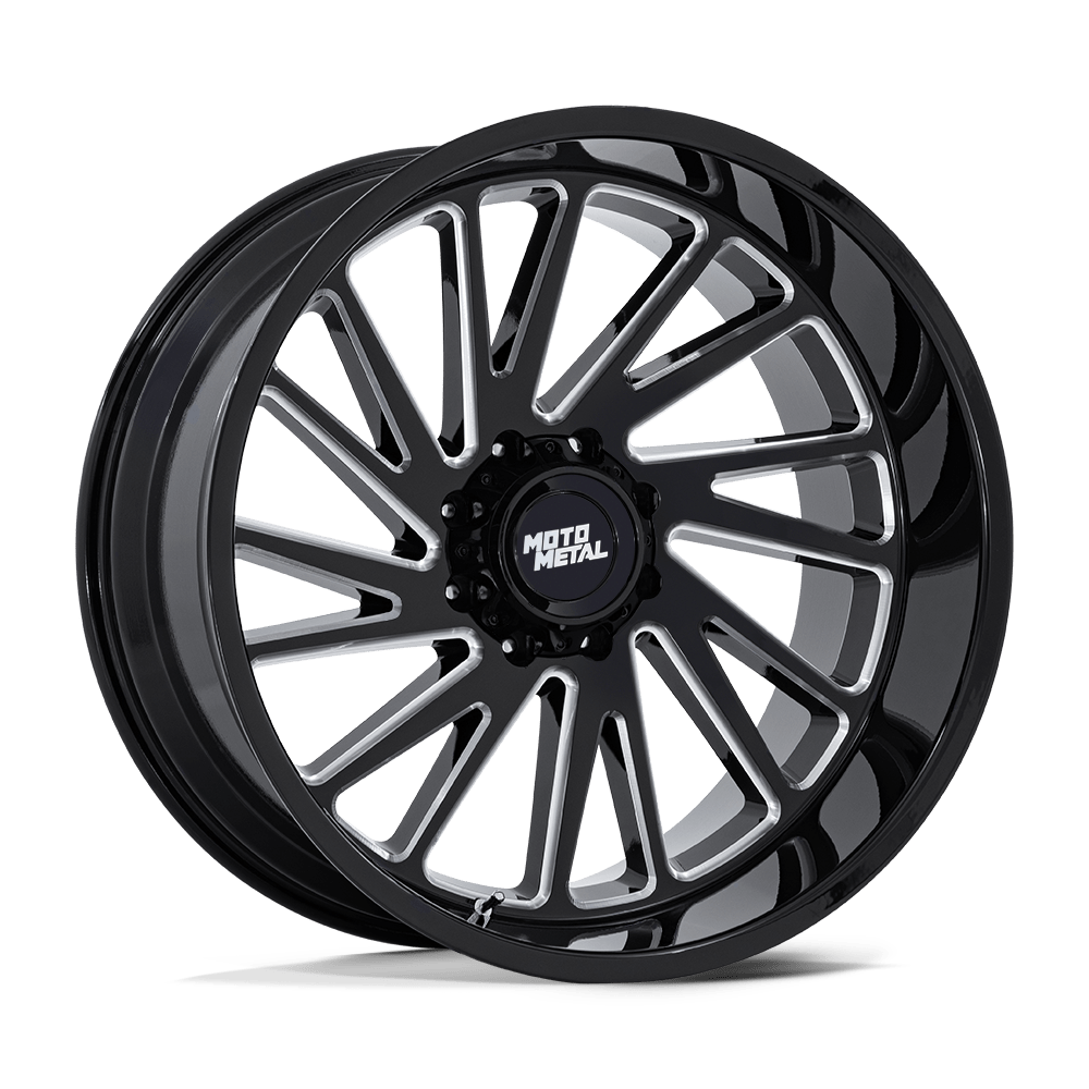 Moto Metal Combat Gloss Black Milled Wheel (MO811) | Dirty Garage