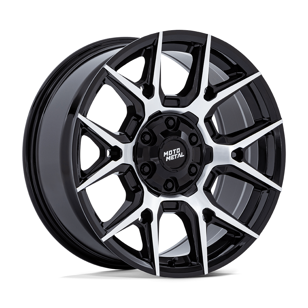 Moto Metal Mason Gloss Black Machined Wheel (MO813) | Dirty Garage