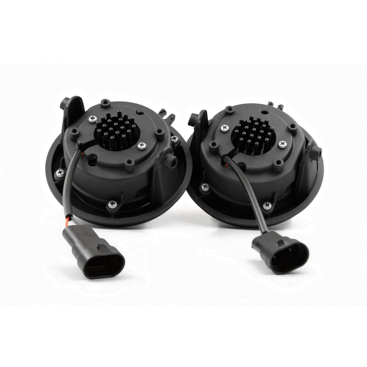Mopar Universal XB LED Black Fog Lights - View 3 | Dirty Garage